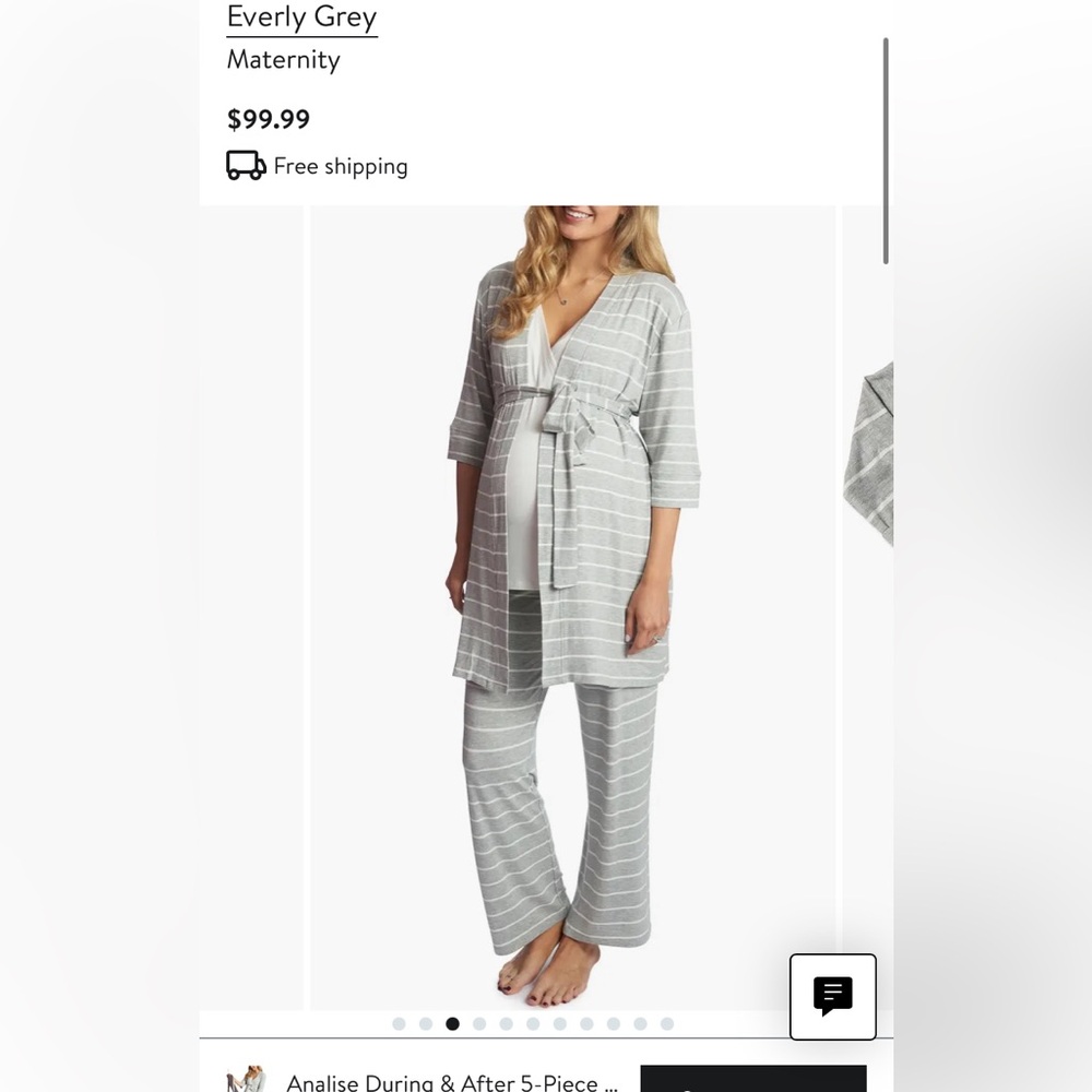 Everly Grey maternity/nursing set